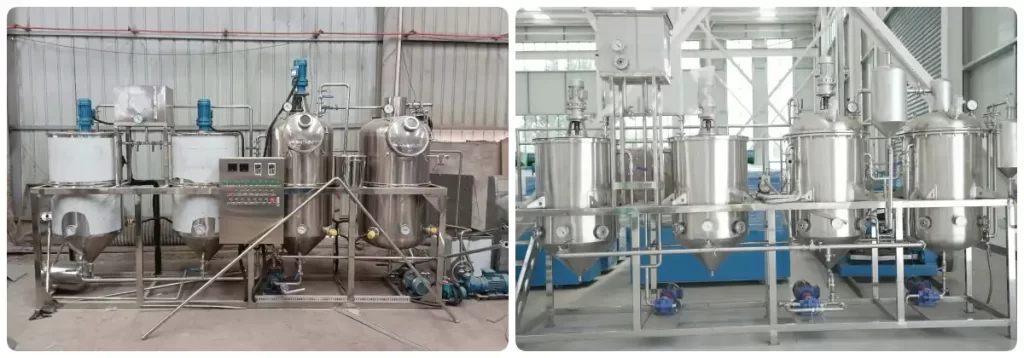 Refining oil press