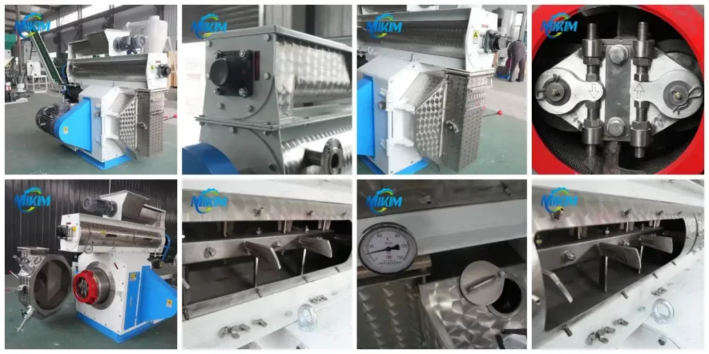 Vertical ring die pellet Machine