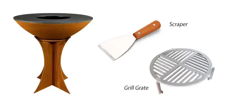 Outdoor Kitchen Corten Steel BBQ Grill