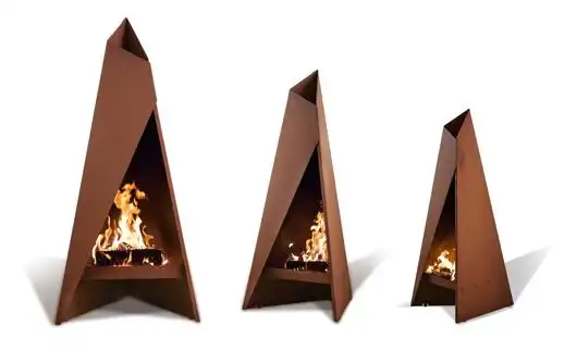 wood burning Chiminea fireplace