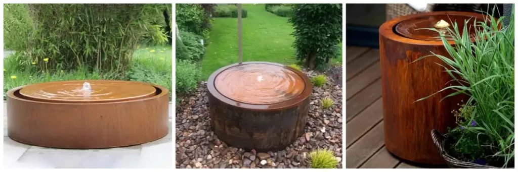 Corten Steel Water Table