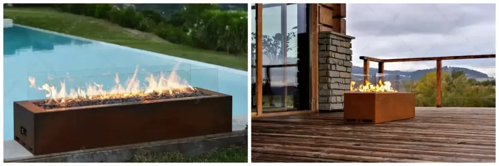 corten steel best fire pit