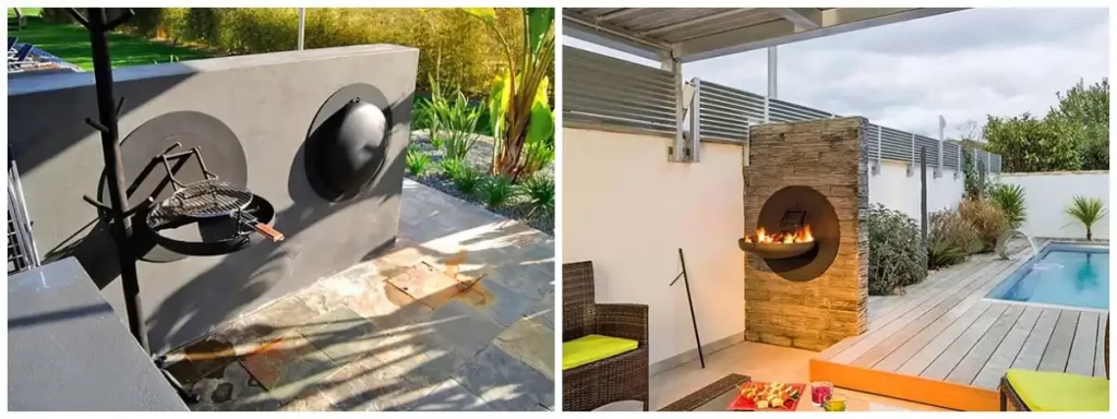 Corten BBQ Grill Fire Pit