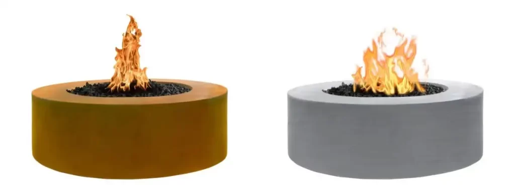 Modern Corten Steel Fire Pit Kit