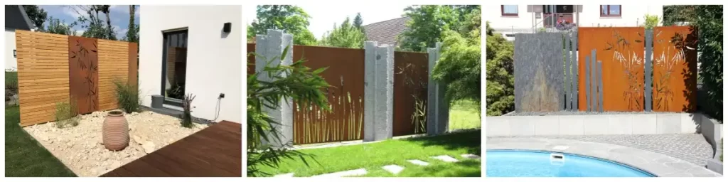 corten steel decorative panels