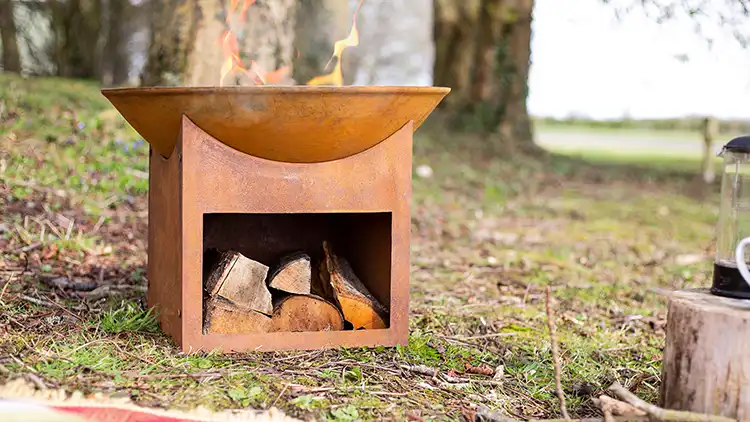 stone fire pit
