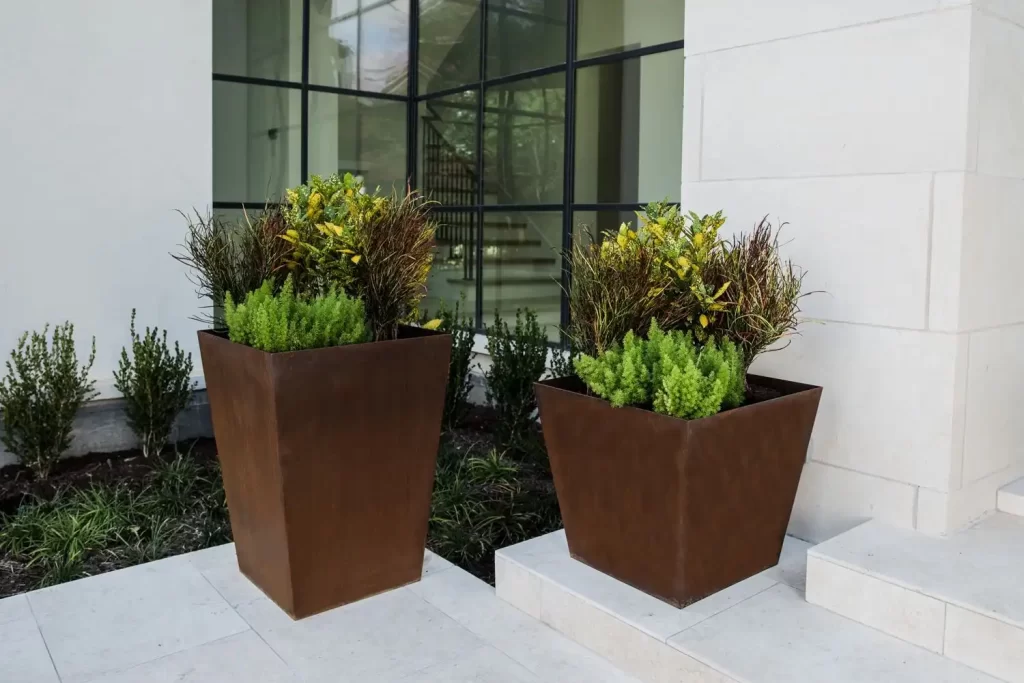 Corten Steel Modern Planters