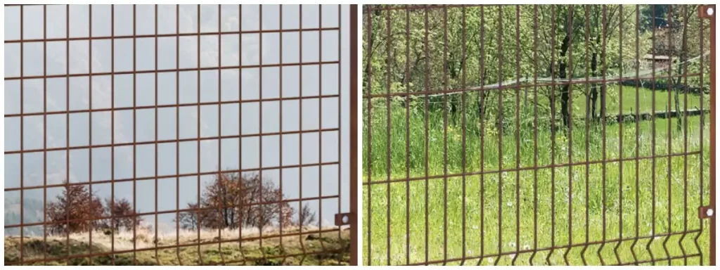 Garden Corten Steel Fencing