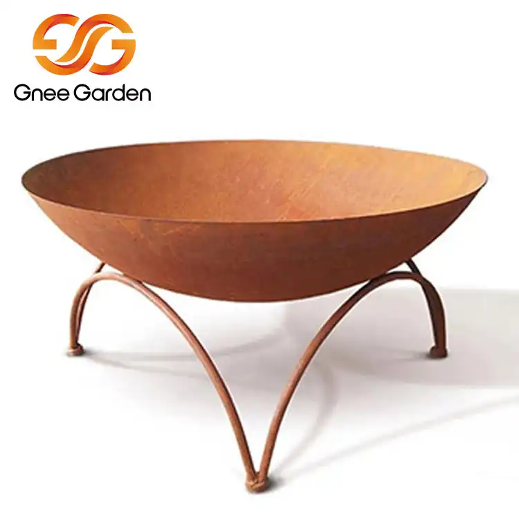 Corten GN-FP-301 Round Fire Pit Bowl image