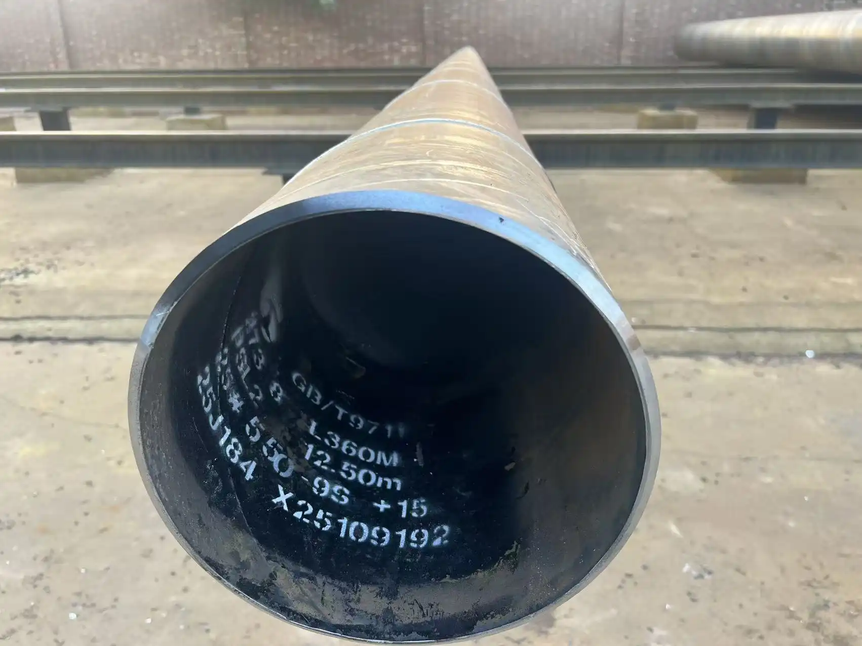 Large Diameter Spiral Steel Pipe Q235B image 2