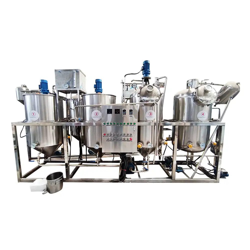 Small Automatic Edible Oil Refining Equipment image 5