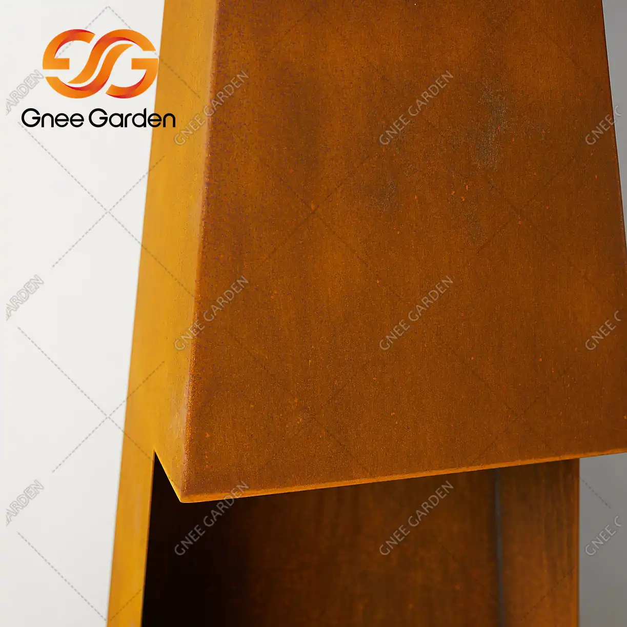 Corten Steel Outdoor Fireplace GN-FP-414 image 3