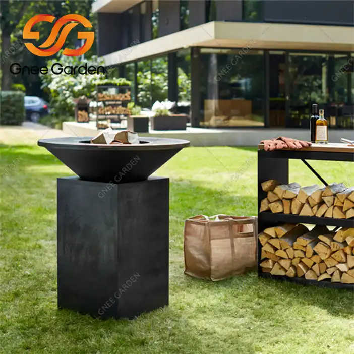 Corten GN-BBQ-209 BBQ Grill Outdoor Charcoal image 3