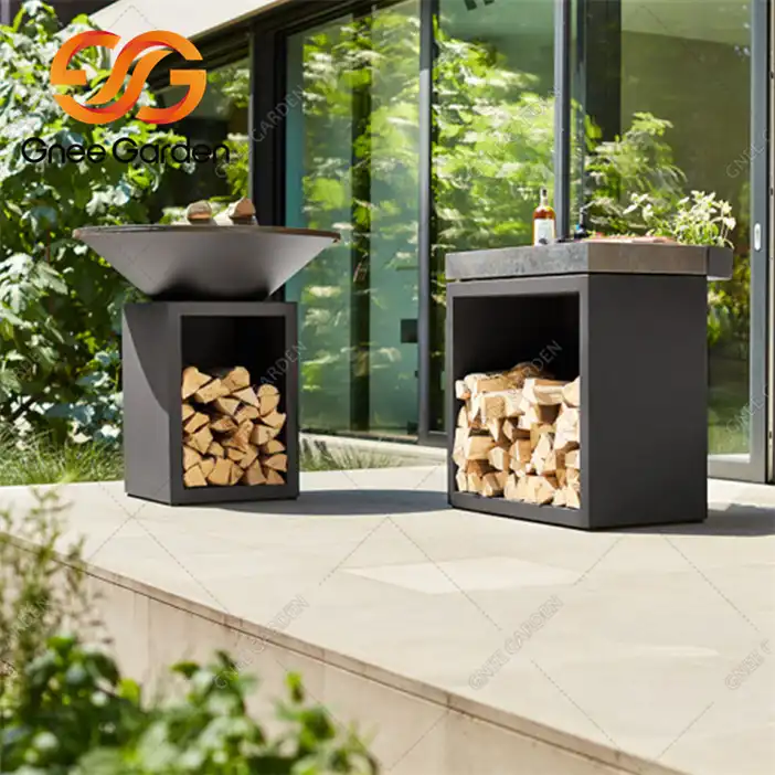 Corten GN-BBQ-209 BBQ Grill Outdoor Charcoal image 4