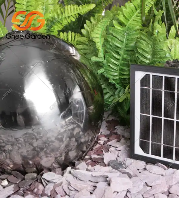 Stainless steel GN-WF-006 ball water feature image 4