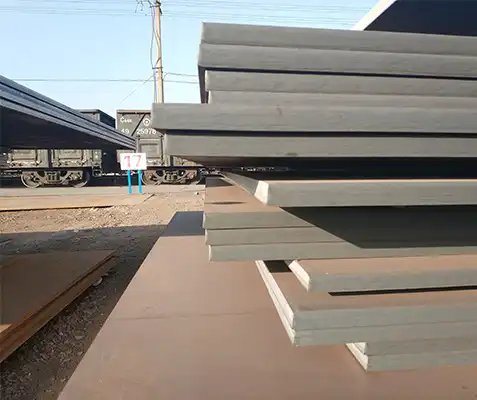 A588 steel plate image