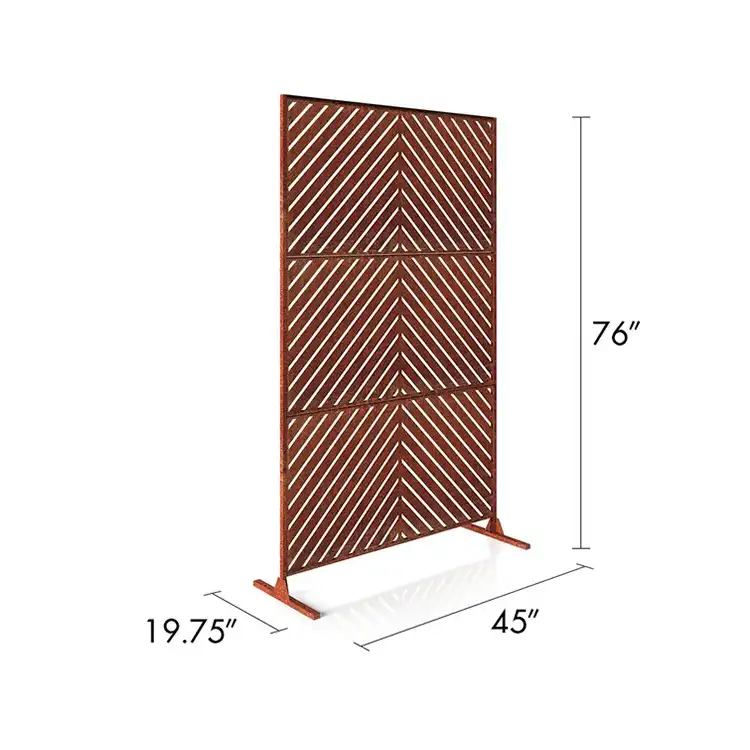 GN-SP-010 Corten Steel Fence Panels image 5