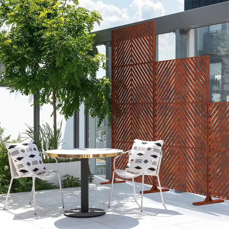 GN-SP-010 Corten Steel Fence Panels image