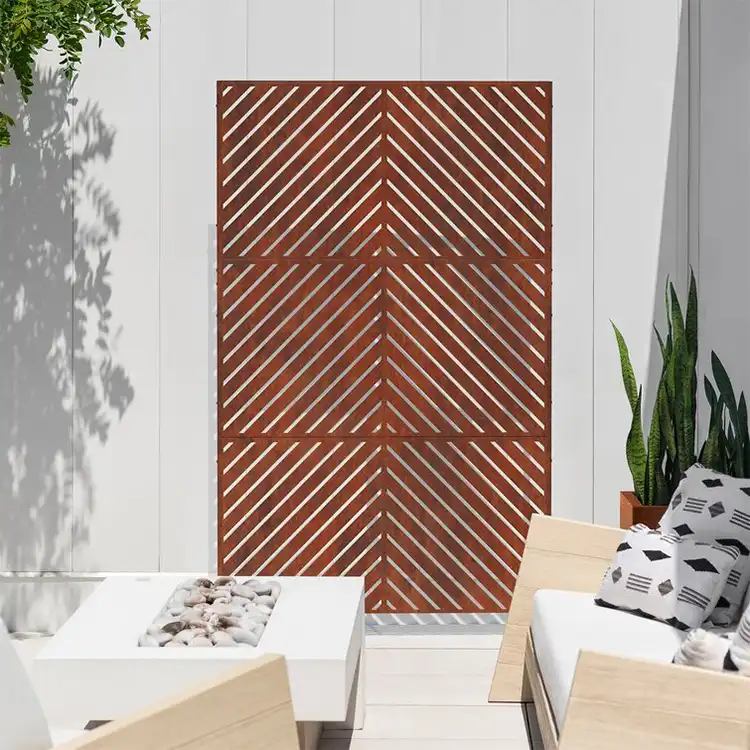 GN-SP-010 Corten Steel Fence Panels image 4