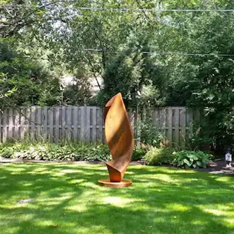 Modern Outdoor Art Corten Steel Yard Sculpture image 4