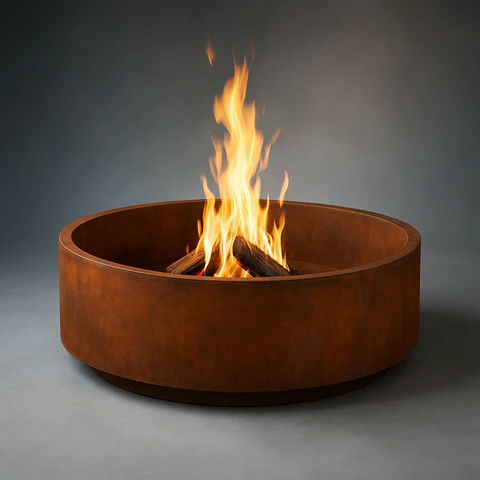 Corten Steel Outdoor Fire Pit image 5