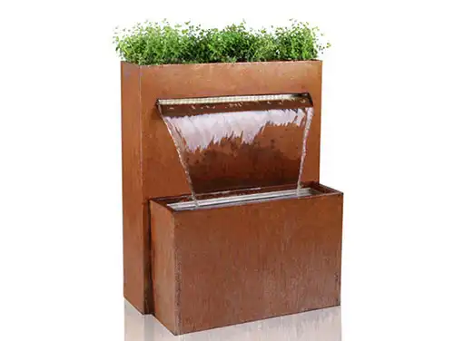 Corten Fountain GN-SF-105 with Planter Top image