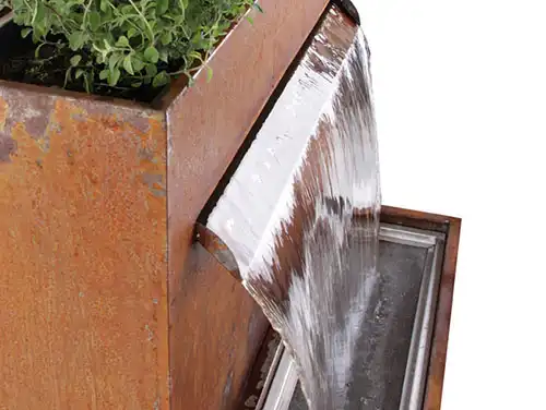 Corten Fountain GN-SF-105 with Planter Top image 3