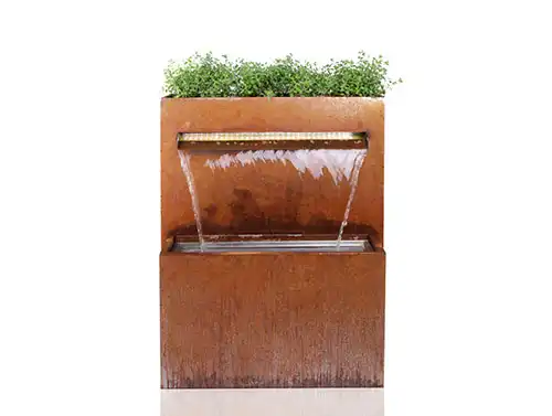 Corten Fountain GN-SF-105 with Planter Top image
