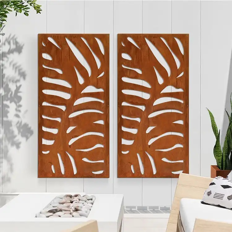Decorative Corten Steel Garden Panels image