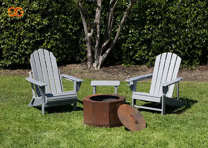 How does a smokeless fire pit work? image