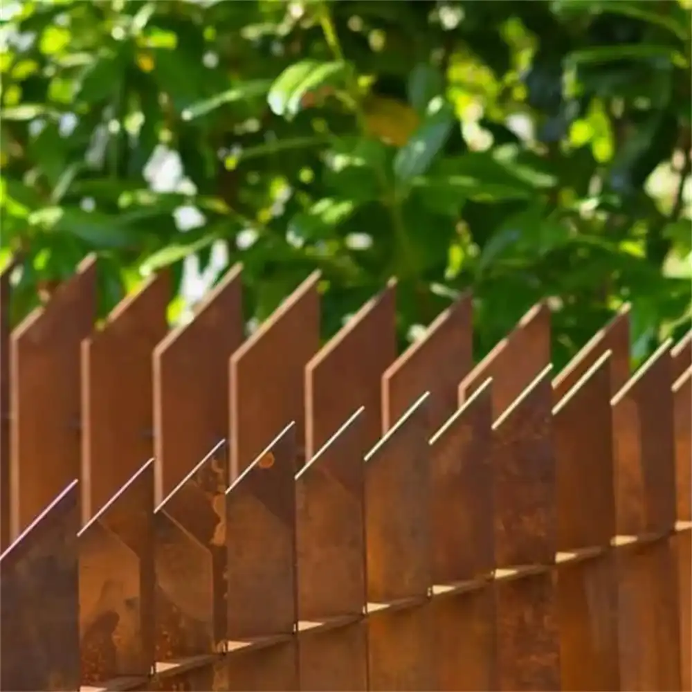 Corten Steel Garden Fencing Pole GN-FC-002 image 5