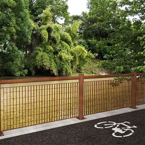 Corten Steel Wire Mesh Panel GN-MP-301 image
