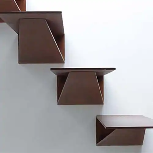 Corten Steel Cantilevered Stairs GN-GS-011 image 5