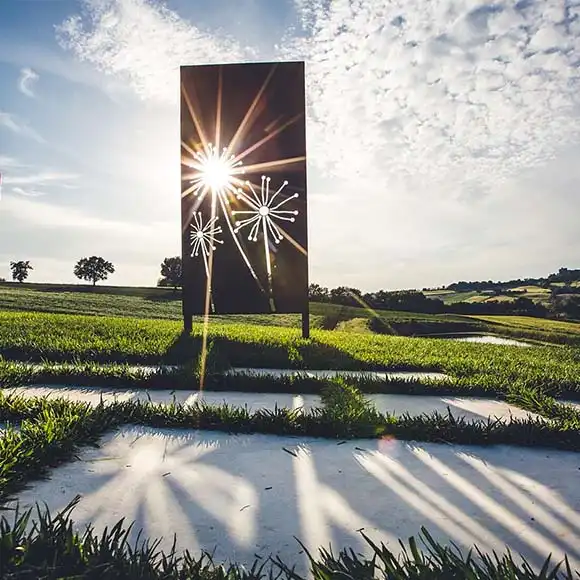 GN-SP-1349 Corten Steel Landscape Panels image 4