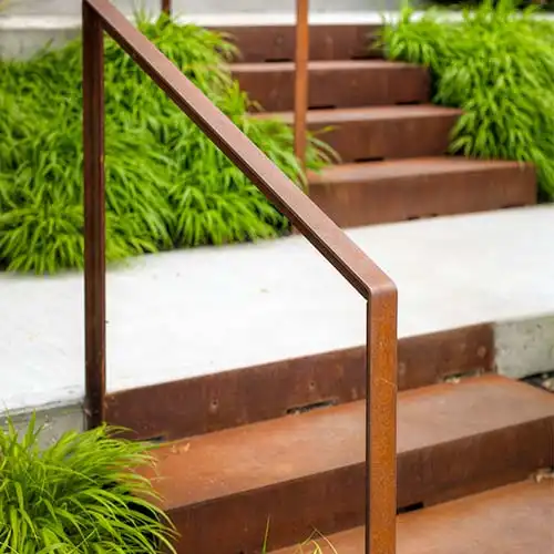 100cm Wide Corten Steel Stairs GN-GS-010 image 3