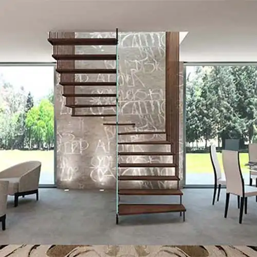 Corten Steel Cantilevered Stairs GN-GS-011 image 4