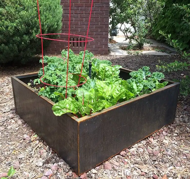 GN-PR-1033 Corten Steel Cubic Planters image 5