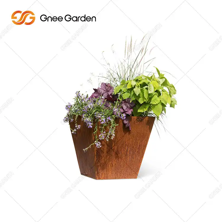 GN-PR-1022 Corten Steel Trough Planters image 5