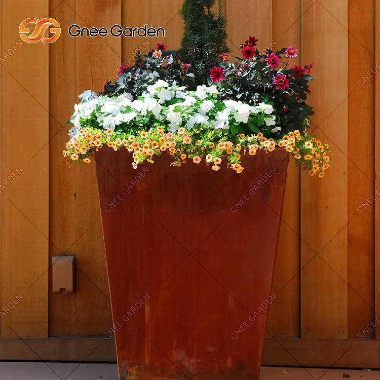 GN-PR-1022 Corten Steel Trough Planters image