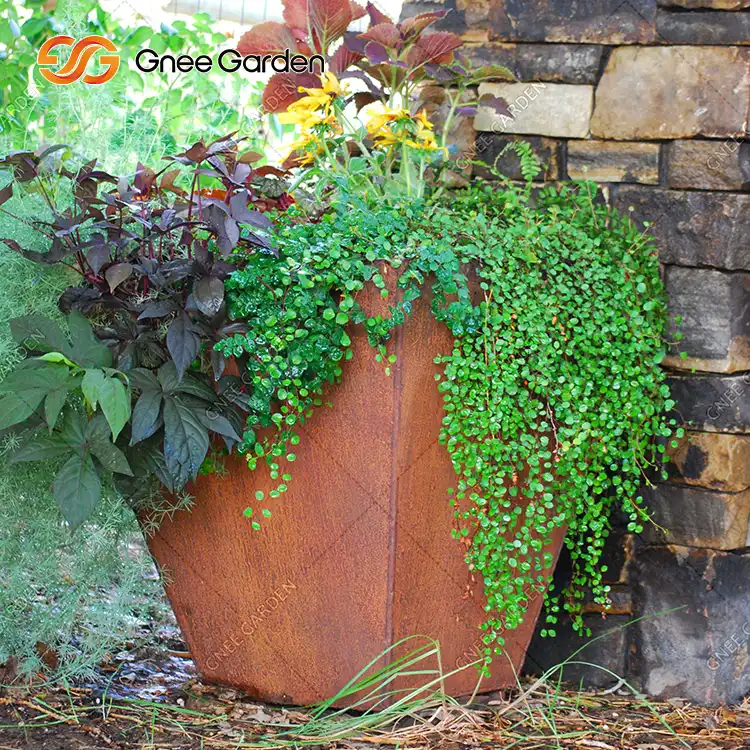 GN-PR-1022 Corten Steel Trough Planters image 2
