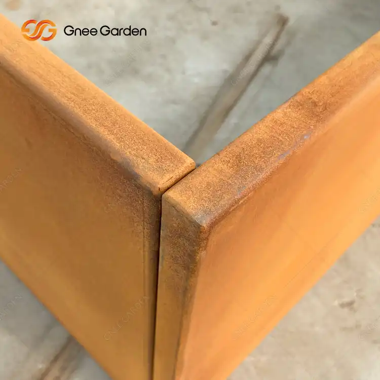 GN-PR-1033 Corten Steel Cubic Planters image 2
