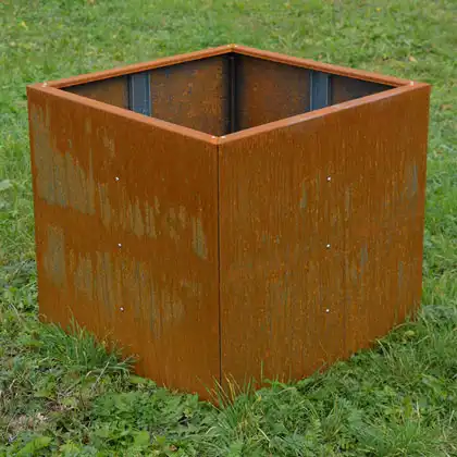 GN-PR-1033 Corten Steel Cubic Planters image