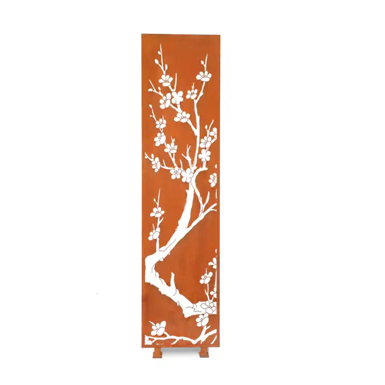 Corten Decorative Panels GN-SP-1369 Laser Cutting Screen image 3