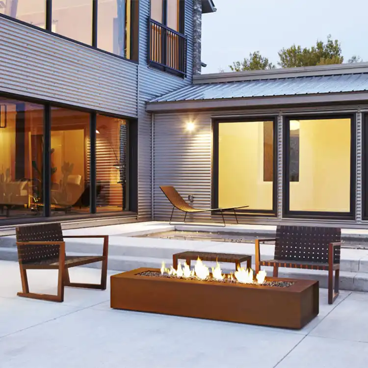 Outdoor Fireplaces for Backyard Paver Patios GN-FP-307 image 2