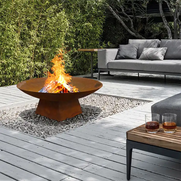 Outdoor Patio Wood Burning Fire Pits image 4