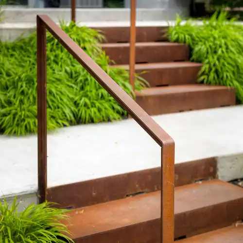 Corten Steps Garden Staircase image 3