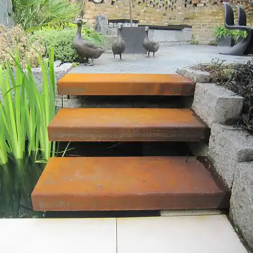 Corten Steps Garden Staircase image 4