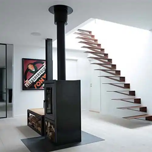 Corten Steel Cantilevered Stairs GN-GS-011 image 3