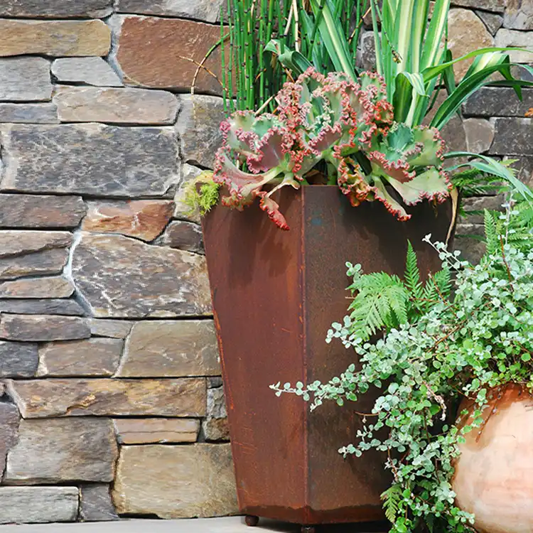 GN-PR-1002 Corten Steel Modern Plant Pots image 5