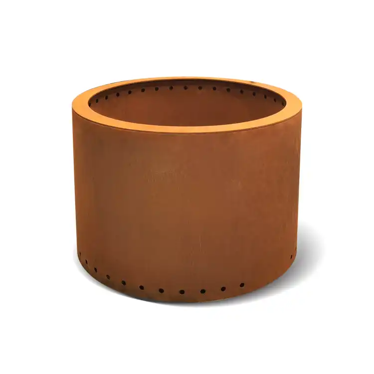 GN-FP-316 Round Corten Steel Wood-Burning Fire Pit image 3